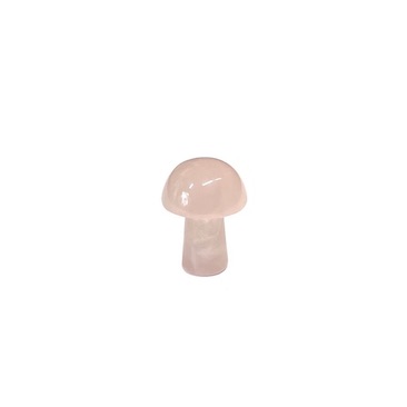 Gemstone Mushroom Rose Quartz